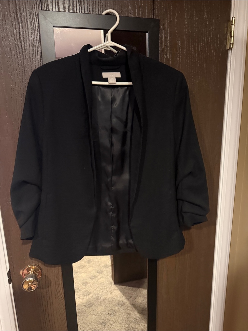 H&M Black Open-Front Women's Blazer Jacket